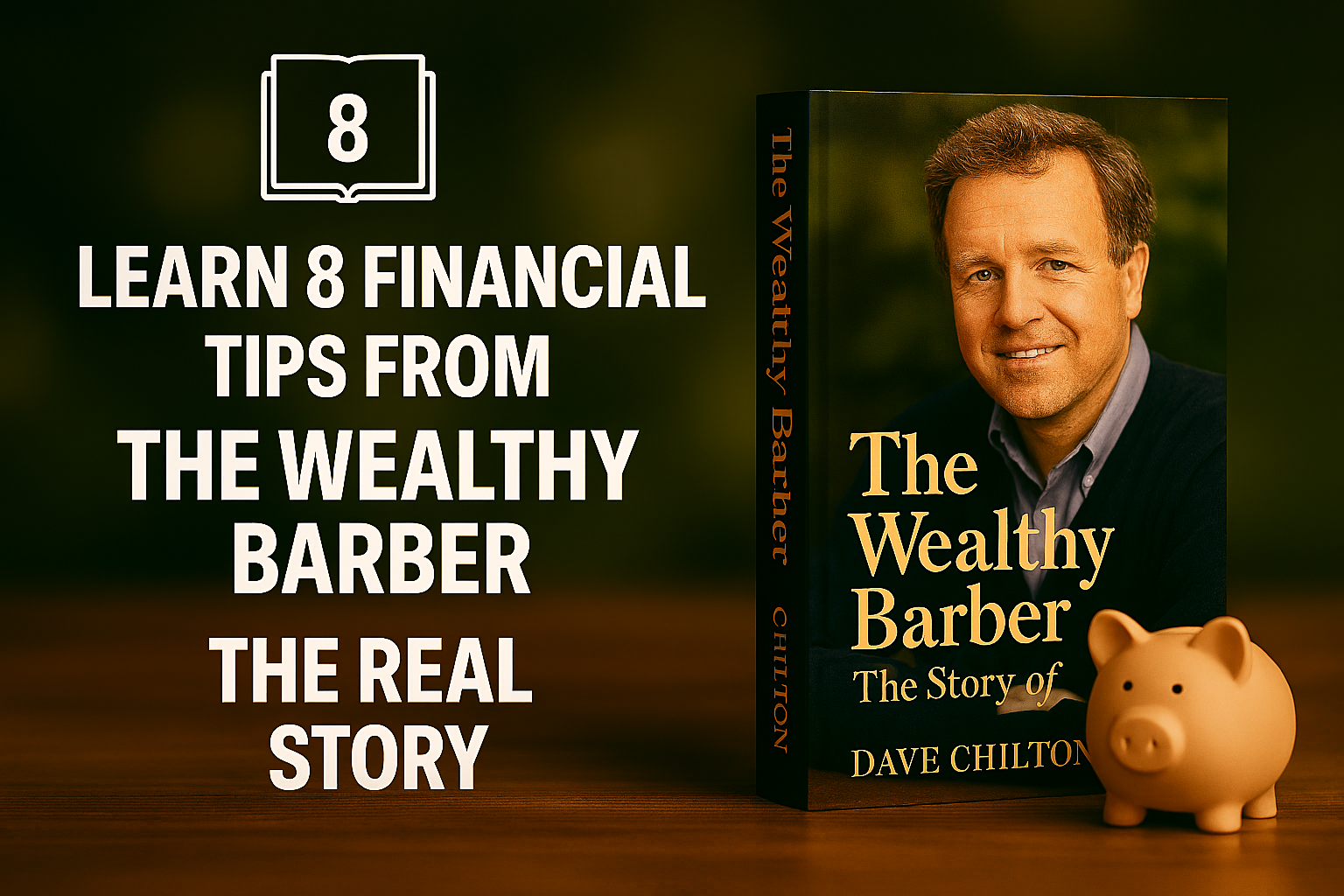 Learn 8 Financial Tips from The Wealthy Barber by David Chilton.