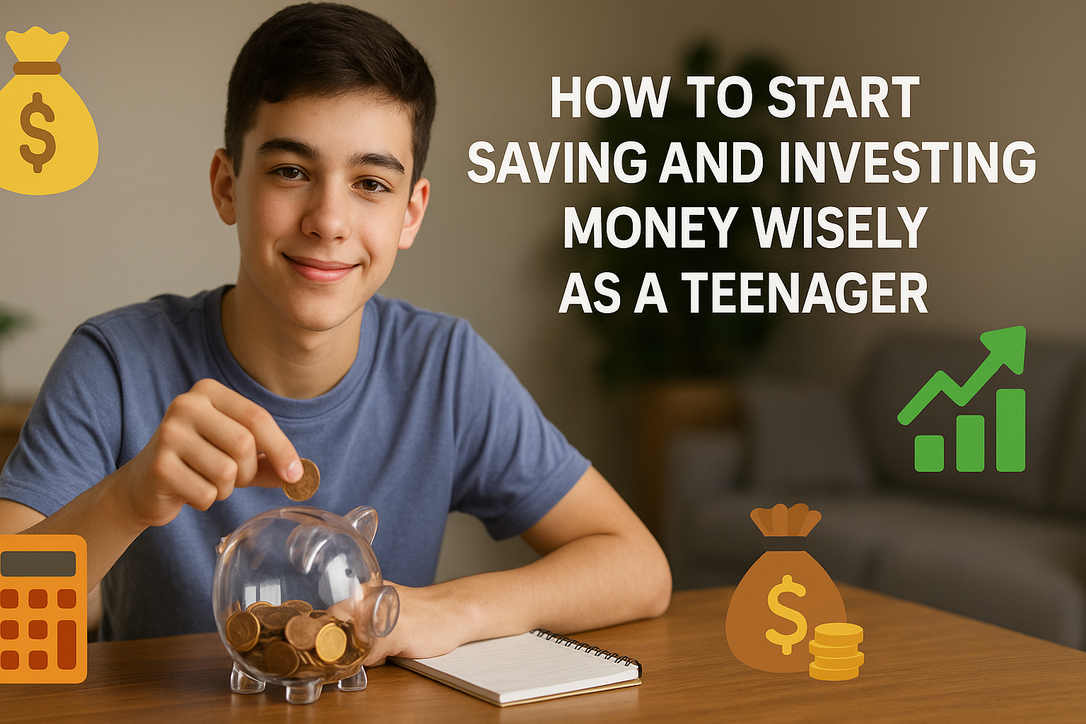 How to Start Saving and Investing Money Wisely as a Teenager.